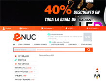 Tablet Screenshot of e-nuc.com